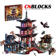 Copy DIY Ninjago Temple of Airjitzu 70751(2028 Pcs) Building Blocks Toys for Girl Gifts