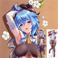 Genshin Impact Ganyu Dakimakura Pillow Case 50 X 150 Cm Custom For Home