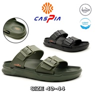 CASPIA Men‘s Rubber Slide Sandals Double Strap Comfortable Lightweight Sandal Getah Lelaki CB-1098