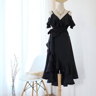 黑色連衣裙 派對洋裝 旅行洋裝 海灘洋裝