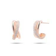 Folli Follie 玫瑰金耳環