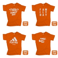 Baju Jersey Family Day - Orange