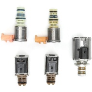 Transmission Shift Solenoid EPC TCC Solenoid Kit Fit for GM 4L60E - Pack of 5 Black