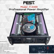 POWER AMPLIFIER FEST F4400 F 4400 4CH CLASS GB GARANSI ORIGINAL