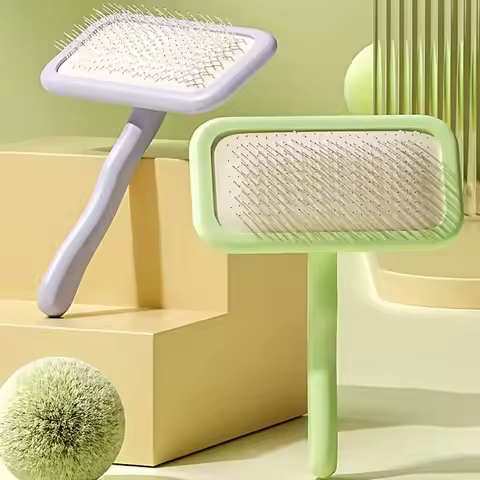 Pet Hair Pulling Needle Comb Household Dog Cat Grooming Brush Shedding Remover for Teddy Bichon
