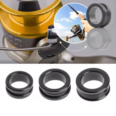 1 Pcs High Quality 3 Size Ceramic Fishing Line Roller SIC Great For Spinning Fishing Reel Smooth Imp
