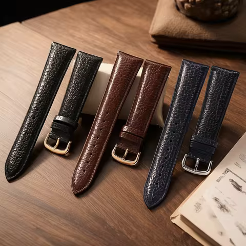 For Cartier Tank Must London Solo Genuine Leather Watch Strap Quick Disassembly Cow Band Folding Pin