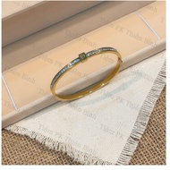 CD bracelet with stones, bracelet with high quality titanium stones, not black or rust
