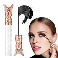 Mascara Essence, Waterproof Black Mascara, Anti-Smudge Thick Mascara Essence, Increase Eyelash Volum