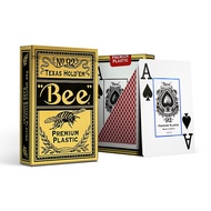 Bee Premium Plastic Playing Cards Jumbo Index Deck Waterproof USPCC Poker Collection Card Games