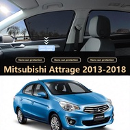 Magnetic Car Window Sunshade for Mitsubishi Attrage 2013-2018 Car Window Cover Curtains Accessories