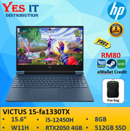 HP Victus 15-FA1330TX / 15-FA1334TX 15.6" FHD (Intel i5-12450H 8GB RAM 512GB SSD NVIDIA RTX 2050 4 G