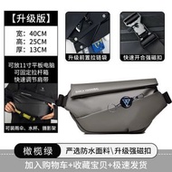 男士機能斜挎包男背包防潑水ipad多功能胸包輕便機車潮酷單肩包
