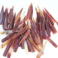 1 Pc Length 8cm Red/Gray Agate Knife Gold And Silver Jewelry Polishing Tools DIY Handmade Leather To