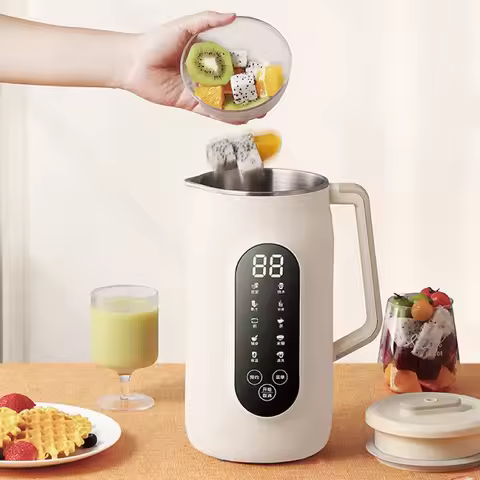 1.8L Soymilk Maker Electric Juicer 18h Appointment Rice Paste Machine Rapid Heating Food Wall Breake