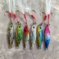 Micro jig casting bait 7,10,15,20gr asisst set dmx copy Tetra casting bait gacor killer 7gram,10gram