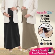 SummerGlitz Maternity Skirt A Line Long Pregnant Women / Kain Pregnant Panjang Ibu Mengandung Muslim