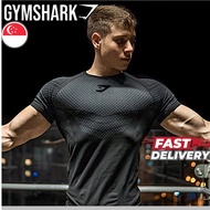 [SG STOCK] Gymshark onyx 3.0 Men's Sports Fitness Quick-Dry Breathable Compression Elastic Slim Fit 