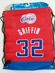 USA NBA basketball star los Angeles clippers Blake Griffin equipment backpack drawstring bag 美國籃球明星 