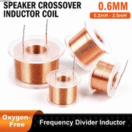 JUNMPER2R Audio Inductor Coil, Copper 0.2mh-2.0mh Speaker Crossover Inductor Coil, 0.6mm Inductor Co