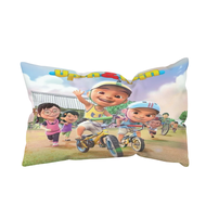 Sarung Bantal Tidur Anak (Sarung) Motif Kartun Ukuran 45x35 cm Motif Upin Ipin
