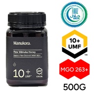 Manukora Raw Manuka Honey UMF 10+ (MGO 263+) 500G (New Zealand) NEW PACKING