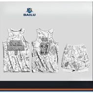 CHEMENG Sublimation Basketball Jersey Set – Custom Name & Number, Breathable Uniform for Players