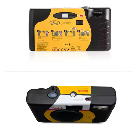 1/2/3/4/5Pcs Kodak Film Camera 39 Photos Kodak HD Power Flash ISO 800 One Time Disposable Film Camer