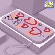[AX] เหมาะสำหรับเคส Huawei Y9 2018 ที่สีหัวใจความรักเคสโทรศัพท์กันลื่น