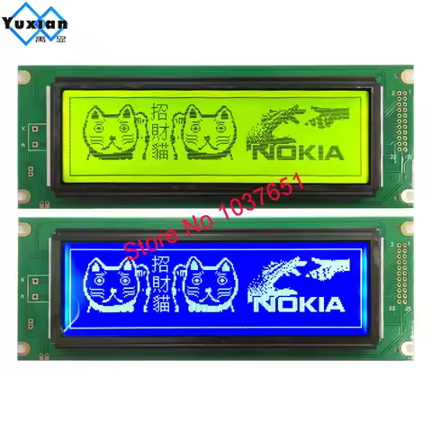 Lcd Module 24064 Display Blue Green UCI6963 intead LM24064DFW Korg 01/W O1/W FD EOS B900 QY300 800 r