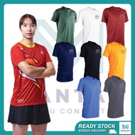 protech dry fit tournament tshirt / badminton jersey player shirt bwf bam malaysia sport ALL ENGLAND