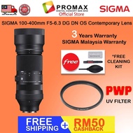Sigma 100-400mm F5-6.3 DG DN OS for Sony E / FUJI X / L MOUNT 100% Original Sigma 3 Years Warranty