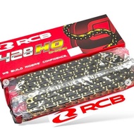 428HO / 415HO  / 428H / 415H RCB BLACK/GOLD SPROCKET CHAIN  [ 124L / 132L ] O-RING ORING SPROCKET CH