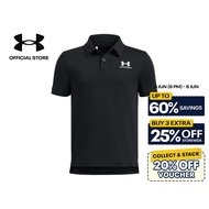 Under Armour Boys' UA Icon Polo - BLACK (001)