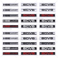 Suitable for Land Rover Discovery God Walker Range Rover SDV6 8 Car Logo Rear Tail Logo Car Sticker 