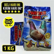 Kicau Mart Twister Grit Kerang Laut 1 Kg Grit Merpati Pakan Remisan Asinan Coral Tulang Kerang Kerin