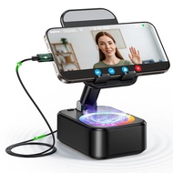 IMOLI Wireless Audio Induction Bluetooth Speaker with Emergency Charging 5in1 Phone Holder Power Ban