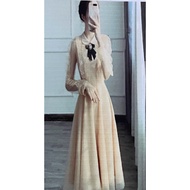 Beige lady's dress