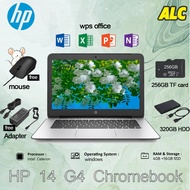 (320GB) HP 14 G4 Windows Laptop 14" inch Display Intel Celeron 4GB RAM 16GB SSD Win 10 murah laptop