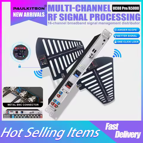 Paulkitson UC88 Pro/A5000 16 Channel Antenna Distribution System Wideband RF Signal Distributor for 