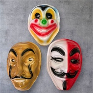ANONYMOUS MASK TOY HECKER MASKJoker Made of Thick, Flexible Rubber Carpet Suitable for Children and 