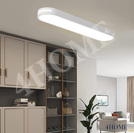 Nordic Rectangular Linear Pod Led Ceiling Light 24W 32W Corridor Balcony Service Yard Bathroom