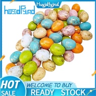 60 Pcs 6 Colors Foam Easter Eggs Pastel Easter Eggs Decorations Gold Easter Eggs Decorative Gold Spe