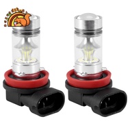 2X H8 H11 H16 6000K White 100W High Power LED Fog Light Driving Bulb DRL