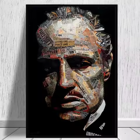 Godfather Classic Movie Poster Black White Canvas Wall Art Print for Room Decor