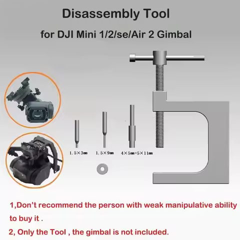Gimbal Disassembly Tool for DJI Mavic Mini 1/2/SE/Air 2 Drone (Strong Manipulative Abiliby Required)