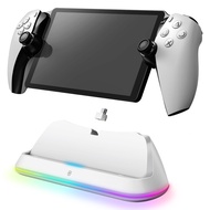 JOYTRON PlayStation PS5 PS Portal 遊戲機入口 智慧型RGB充電支架 1套 白色 JTPT-106