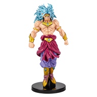 NINJAMO Broly Blue Hair Action Figure Changeable Parts Collectible Toy Desk Prop Gift Dragon Warrior