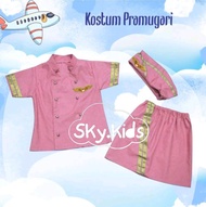 {New Collection} Seragam Profesi Anak Pramugari//Kostum Profesi Pramugari Anak