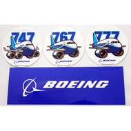 BOEING BOEING Store Genuine Product Not BOEING I Don't Sit Round Long Sticker Self-adhesive Car Stic